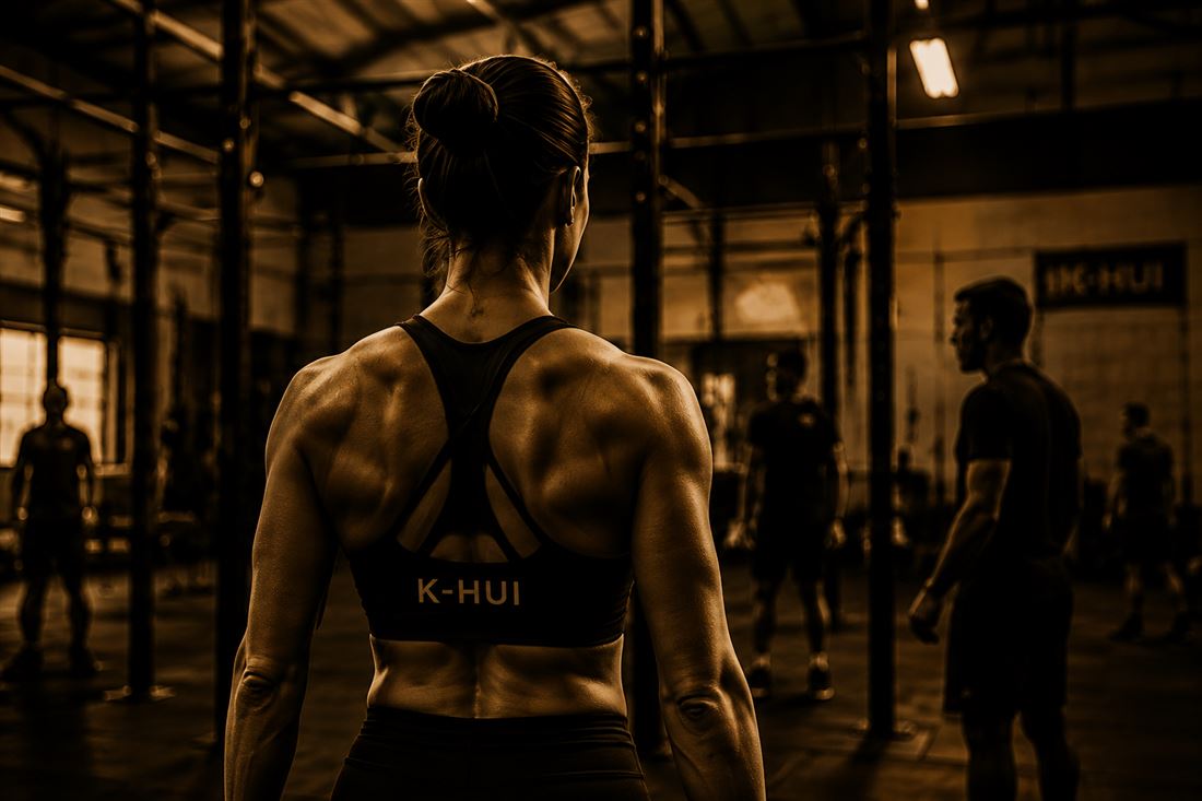 Aluna treinando na K-HUI